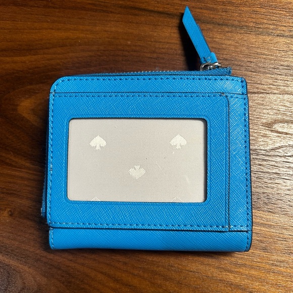 Kate Spade Vibrant Blue Compact Wallet - Picture 2 of 5